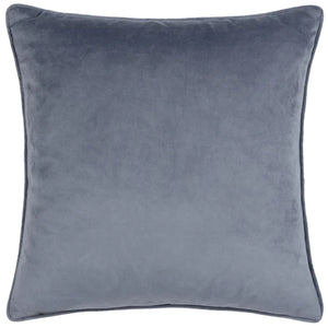 Lanzo Cut Velvet Piped Cushion - Dusk