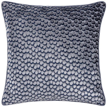 Load image into Gallery viewer, Lanzo Cut Velvet Piped Cushion - Dusk
