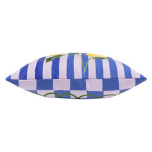 Load image into Gallery viewer, Lemons Outdoor Filled Cushion Blue

