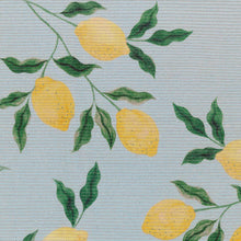 Load image into Gallery viewer, Lemons Printed Indoor/Outdoor Rug Blue
