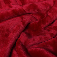 Load image into Gallery viewer, Lux Sherpa Fleece Throw Red
