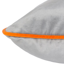 Load image into Gallery viewer, Meridian Grey/Clementine Cushion Cover
