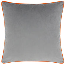 Load image into Gallery viewer, Meridian Grey/Clementine Cushion Cover

