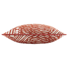 Load image into Gallery viewer, Nola Abstract Piped Cushion Cover - Chestnut
