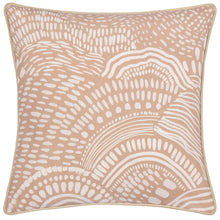 Load image into Gallery viewer, Nola Abstract Piped Cushion Cover - Oat
