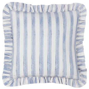 Noortje Ruffle Bows Printed Filled Cushion