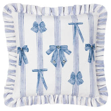 Load image into Gallery viewer, Noortje Ruffle Bows Printed Filled Cushion
