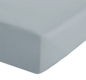 Easy Iron Percale Fitted Sheet - Duck Egg