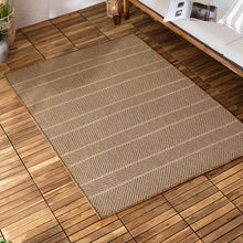 Load image into Gallery viewer, Pentle Jute Effect Indoor/Outdoor Rug Natural
