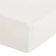 Load image into Gallery viewer, Easy Iron Percale Fitted Sheet - Cream
