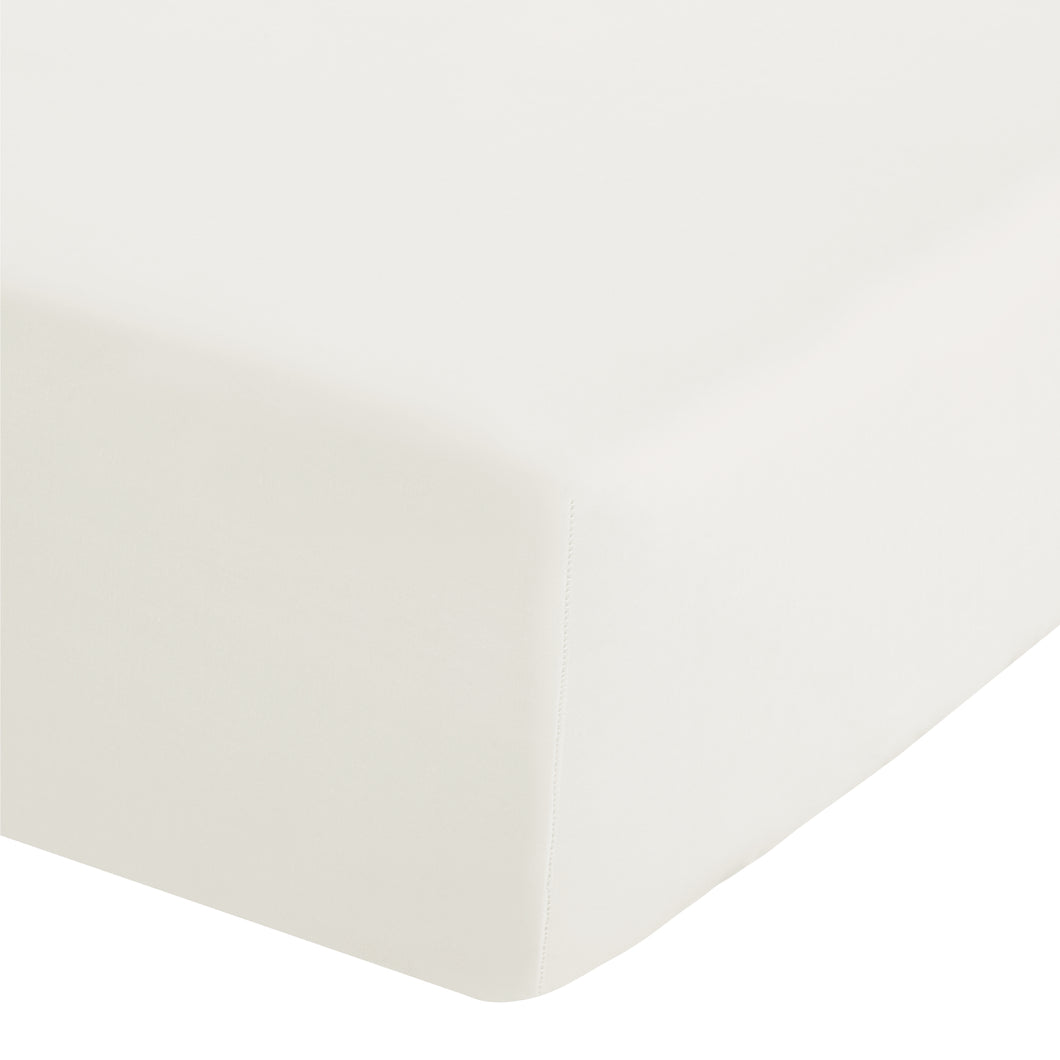 Easy Iron Percale Fitted Sheet - Cream