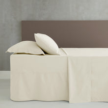 Load image into Gallery viewer, Easy Iron Percale Fitted Sheet - Cream

