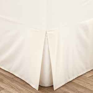 Easy Iron Percale Fitted Valance Sheet - Cream