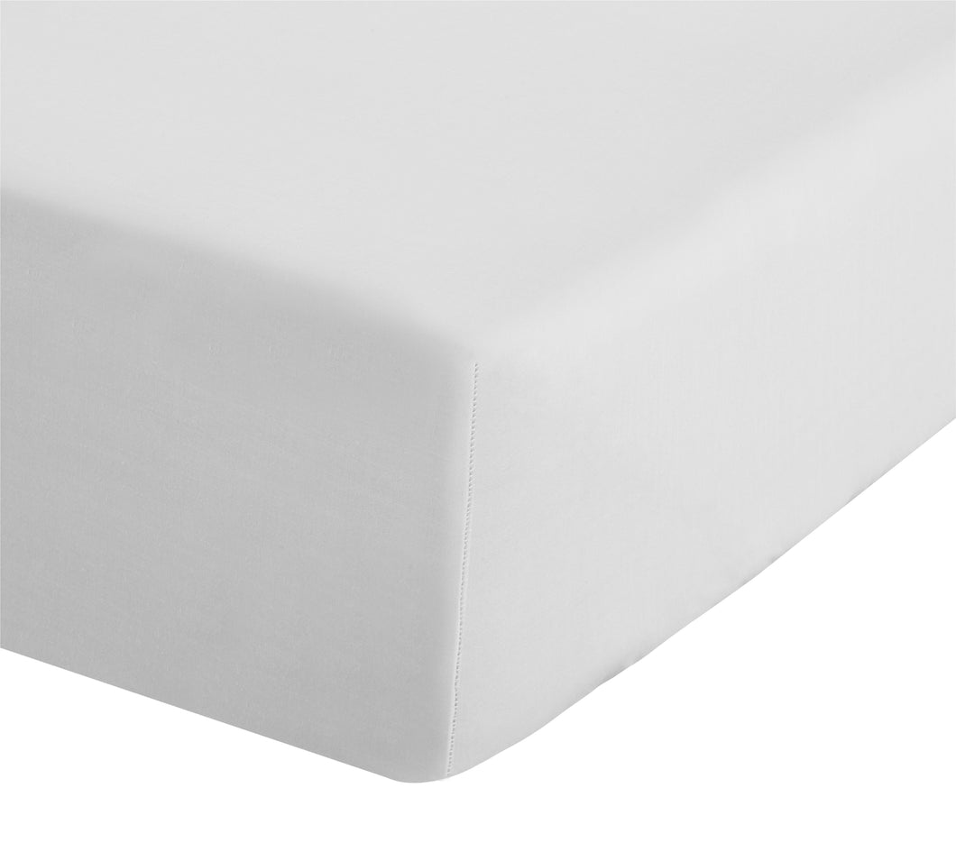 Easy Iron Percale Extra Deep Fitted Sheet - White