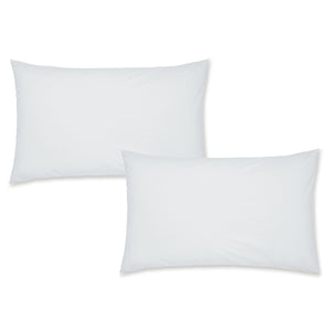 Easy Iron Percale Pillowcase Pair - White