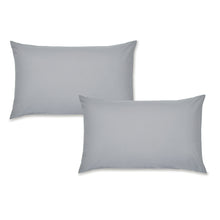 Load image into Gallery viewer, Easy Iron Percale Pillowcase Pair - Grey
