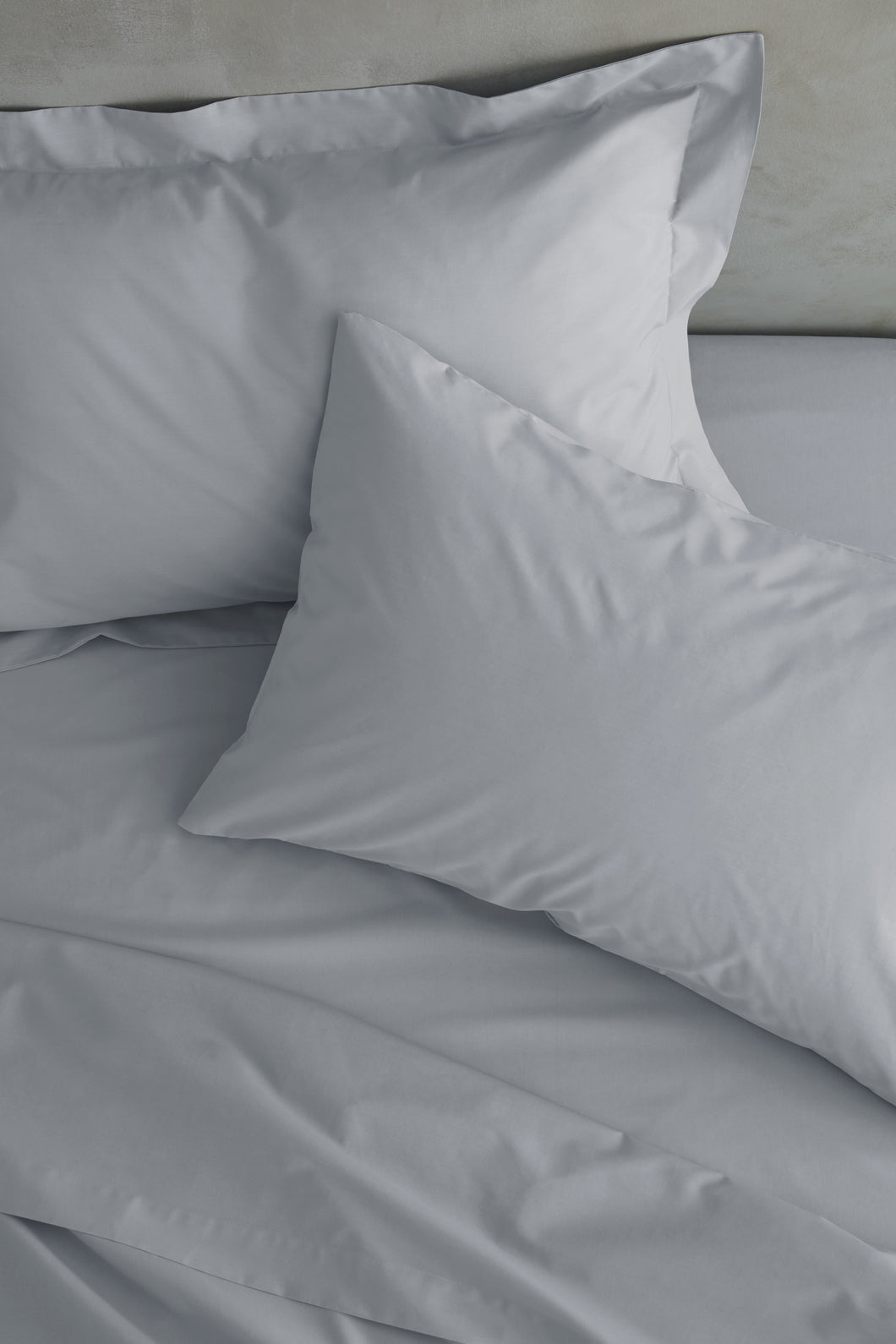 Easy Iron Percale Pillowcase Pair - Grey