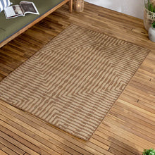 Load image into Gallery viewer, Sandown Jute Effect Indoor/Outdoor Rug - Natural
