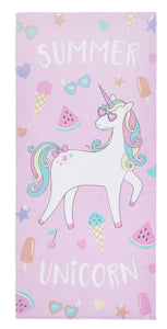 Summer Unicorn Beach Towel