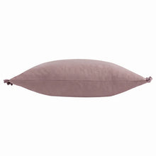 Load image into Gallery viewer, Tilly Velvet Bolster Cushion - Heather/Smoke
