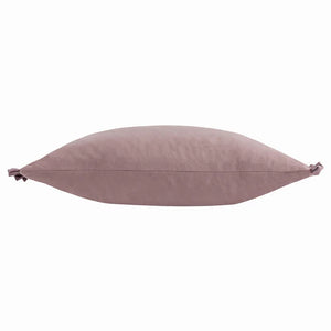 Tilly Velvet Bolster Cushion - Heather/Smoke