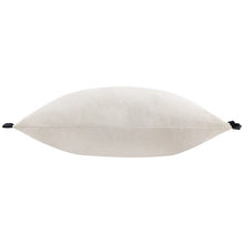 Load image into Gallery viewer, Tilly Velvet Bolster Cushion - Lace/Black
