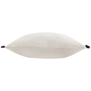 Tilly Velvet Bolster Cushion - Lace/Black