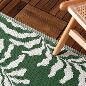 Tocorico Outdoor 100% Recycled Rug Green