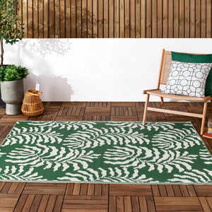 Tocorico Outdoor 100% Recycled Rug Green