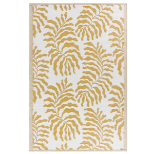 Tocorico Outdoor 100% Recycled Rug Mustard