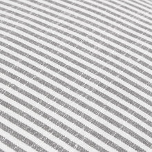 Load image into Gallery viewer, Truro Stripe Reversible Cushion - Grey
