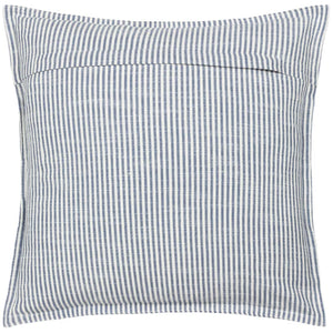 Truro Stripe Reversible Cushion - Skyline