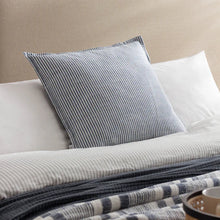 Load image into Gallery viewer, Truro Stripe Reversible Cushion - Skyline
