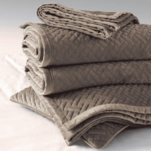 Load image into Gallery viewer, French Velvet Bed Runner - Taupe
