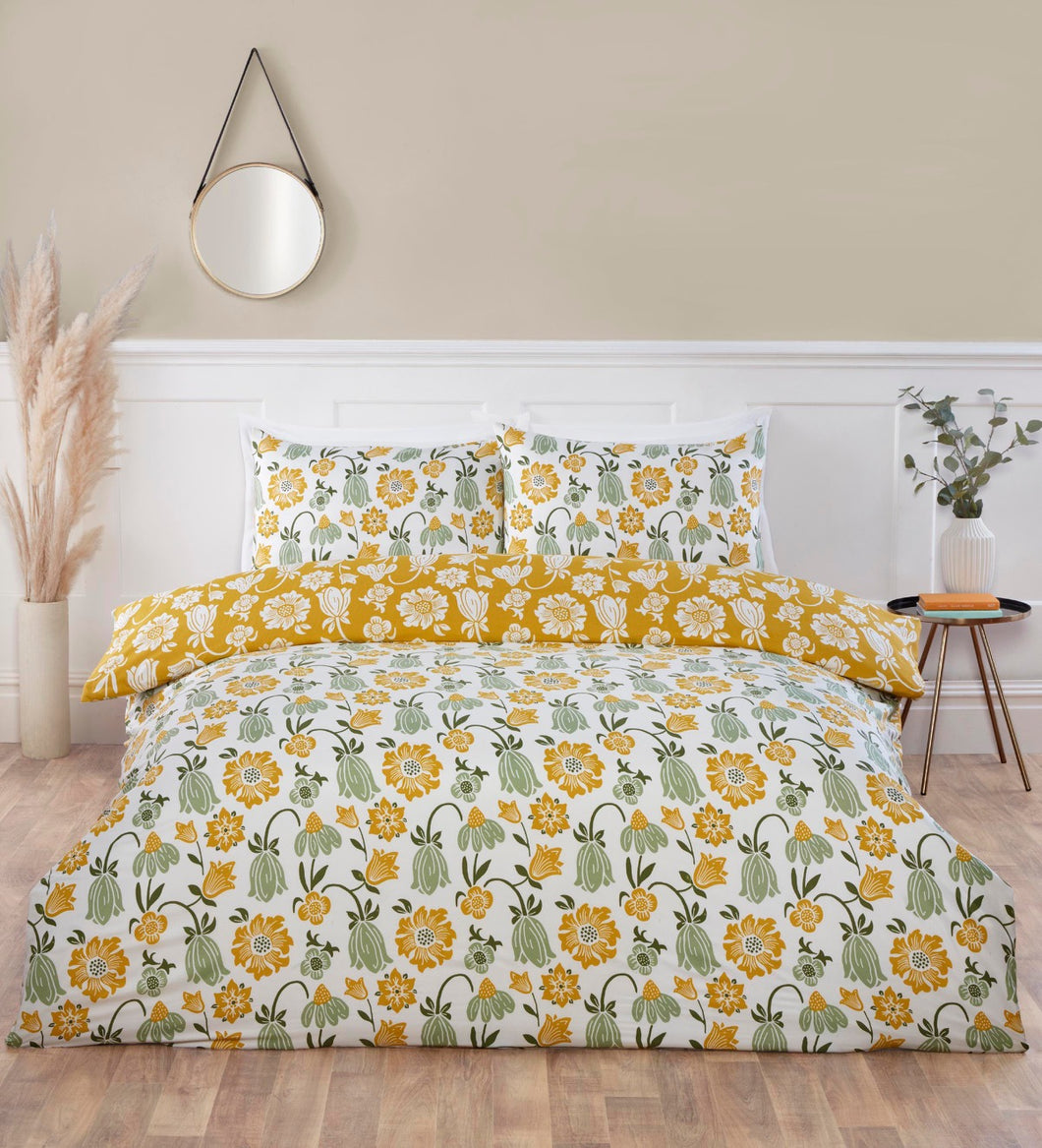 *Victorian Bloom Duvet Set - Green (DOUBLE)