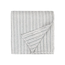 Load image into Gallery viewer, Waffle Textured 100% Cotton Bedspread - Dusk Blue
