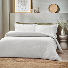 Load image into Gallery viewer, Waffle Textured 100% Cotton Duvet Cover Set White
