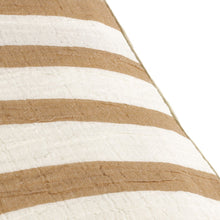 Load image into Gallery viewer, Woven Stripe Cotton Cushion Cinnamon
