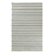 Load image into Gallery viewer, Woven Stripe 100% Cotton Bedspread Dusk Blue
