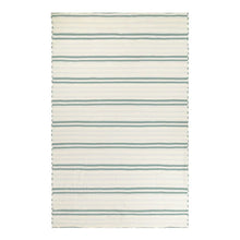 Load image into Gallery viewer, Woven Stripe 100% Cotton Bedspread Eucalyptus
