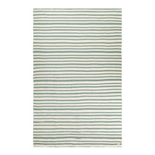 Load image into Gallery viewer, Woven Stripe 100% Cotton Bedspread Eucalyptus
