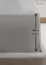 Load image into Gallery viewer, Extra Deep Fitted Sheet - Silver
