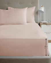 Load image into Gallery viewer, Extra Deep Fitted Sheet - Blush Pink
