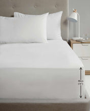 Load image into Gallery viewer, Extra Deep Fitted Sheet - White
