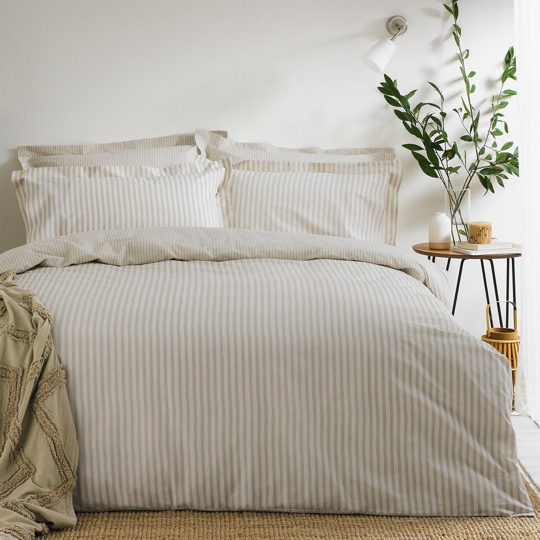 Hebden Natural Duvet Set