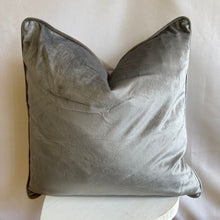 Load image into Gallery viewer, French velvet Silver Cushion Cover - Large
