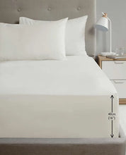 Load image into Gallery viewer, Extra Deep Fitted Sheet - Cream
