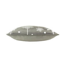 Load image into Gallery viewer, Let it Snow Velvet Cushion cover - Grey
