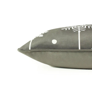 Let it Snow Velvet Cushion cover - Grey