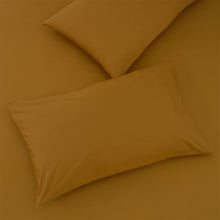 Load image into Gallery viewer, Stonewash Ginger Cotton Sheets
